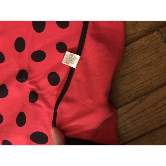 Sozo And Life Is Good Pink Red Ladybug Cotton Blankets - Picture 4 of 5